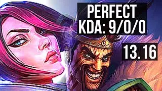 FIORA vs DRAVEN (TOP) | 9/0/0, 1.8M mastery, Legendary, 600+ games | NA Diamond | 13.16