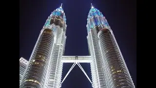 Petronas Twin Towers Night View Malaysia