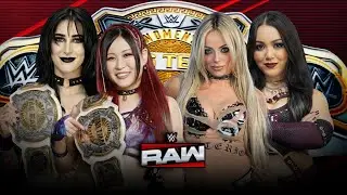 Rhea Ripley & Iyo Sky vs Liv Morgan & Roxanne Perez Full Match WWE RAW Highlights