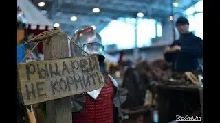 Средневековый холоп флексер обучается искуству войны. Mordhau