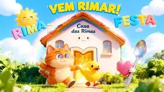 A Casa onde TUDO RIMA! 🎵🏠✨ Música Chiclete para Pequenos 👶🎶🧠