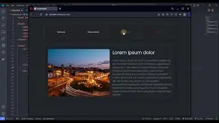 Create an Interactive Tab Navigation | HTML CSS JS Tutorial
