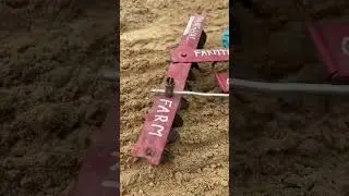 Farmtrac 60 with 10x10 harrow hydrolic harrow testing video
