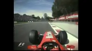 F1 Michael Schumacher Onboard Pole Lap Italian Grand Prix 2003