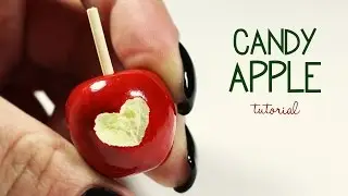 polymer clay Candy Apple TUTORIAL