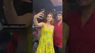 Oh My God...Kriti Sanon apni fans ke saath kitne acche se co-operate karti hai na?|Honey Singh Songs