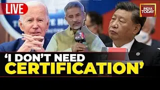 Watch LIVE: When EAM S Jaishankar Destroyed The West's Monopoly, Pakistan & China In One Session