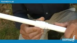 Feather Flag Video with Assembly Instructions