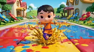 Mini Dançarina do Subway Surfers Escorregou no Trilho | Canções Infantis e Rimas para Crianças