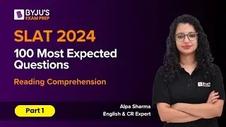 SLAT 2024 | 100 Most Expected SLAT Questions | Reading Comprehension | Part 1 | #slat2024exam