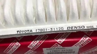17801-AD010 17801-31120 Оригинал фильтр воздушный двигателя Toyota Lexus