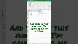 Как рассчитать соотношение в Excel