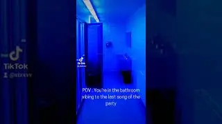 A unique feeling #vibes #afterparty #chill #lofi #party #relaxing #bathroom