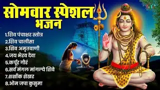 सोमवार भक्ति भजन : कर्पूर गौरम करुणावतारं, ॐ नमः शिवाय, शिव अमृतवाणी, शिव चालीसा, शिव तांडव व आरती
