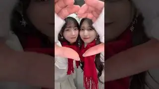 2人は一生🧣#はんぶんこクリスマス  #冨田菜々風 #蟹沢萌子 #ノイミー #shorts