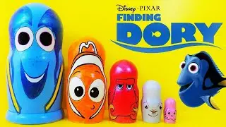 Disney Pixar Finding Dory Custom Surprise Toy Nesting Dolls! Kids Surprise Toy Episode, Disney Toys