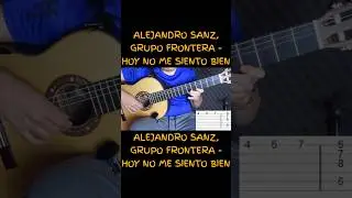 Alejandro Sanz, Grupo Frontera - Hoy no me siento bien #alejandrosanz #grupofrontera #tutorial