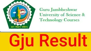 Latest Update Guru Jhambesvar university Hissar exam results Out...