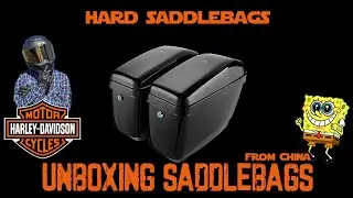 Unboxing Motorcycle Hard Saddlebags