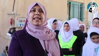 مشروع لتخلص من النفايات الصلبة في بلدة دير سامت غربي مدينة دورا