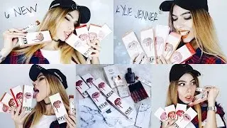 6NEW KYLIE JENNER LIP KIT SWATCHES |MARY JO K, Glosses TRUE BROWN K, EXPOSED, MOON, MALIBOO, PUMPKIN