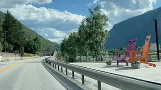 Biltur fra Otta til Ringebu. Stunning Scenic Drive in Norway.