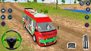 New Van Driving Simulator Games 2025 | Real Minibus Simulator 3D | Bus Game Android Gameplay