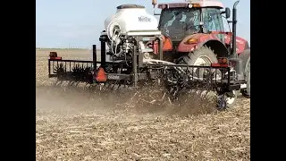 Interseeding Cover Crops with a Montag 2108 and Zoske Rotary Hoe