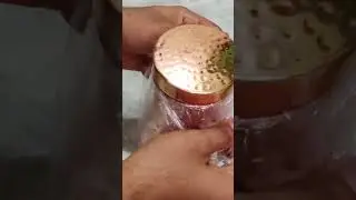 Solimo Copper water bottle unboxing