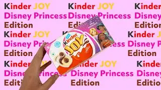 Simple Unboxing Kinder Joy Disney Princess edition opening By BooBooTV