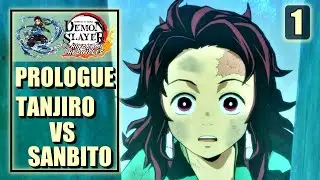 Demon Slayer The Hinokami Chronicles - Prologue - Tanjiro vs Sabito - Gameplay Walkthrough Part 1