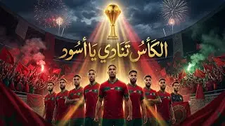 الكأس تنادي يا أسود 🇲🇦 | Moroccan Football Anthem | Atlas Lions | التشجيع الرسمي للمنتخب المغربي🎵🏆