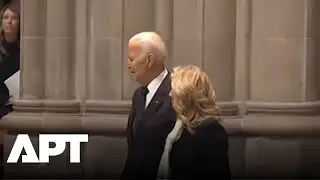 WATCH: Former President Biden Arrives at Dick Cheney&rsquo;s Funeral | APT