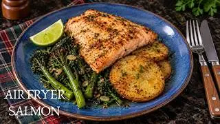 Airfryer Salmon, Potatoes & Broccoli | COSORI Turbo Tower Air Fryer | Recipe & Review