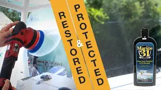 Restore and Protect Your Clear Vinyl Boat Windows | Marine 31 Clear Vinyl Restorer & Protectant