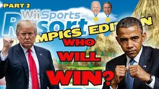 Will Trump Win? Olympic Challenge: Presidents Fight For GOLD in Wii Sports! Pt 2