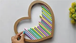Unique Heart Shape Wall Hanging Craft Ideas || Room Decoration Craft Ideas || Best Out of Waste