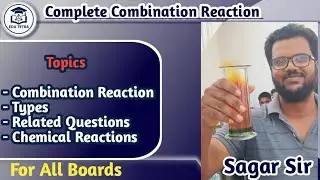 ✨ Combination Reaction Class 10| Chemistry Experiment | Chemical Reaction examples 🔥|CBSE/UP Board 
