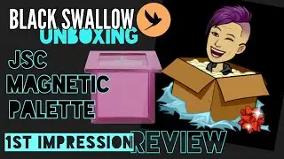 Jeffree Star Cosmetics MAGNETIC PALETTE - Customer Review- Black Swallow unboxing
