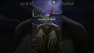 WENDIGO! THE FLESH EATING MONSTER 👹👹#shorts