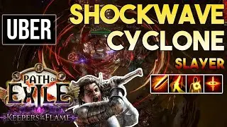 UBER Shockwave Cyclone! POE 3.27 Slayer Build