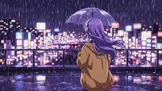 🌙 Late Night Study Music | 🎧 Lofi Hip Hop for Focus, Sleep & Calm | Rain Stream | The Japanese Town