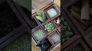 The Wooden Spice Box Every Indian Kitchen Needs  #indiancraftsmanship #spicebox #kitchenitems