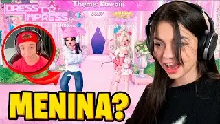 😂 FIZ o DUDU jogar DRESS TO IMPRESS comigo!!! **FACECAM