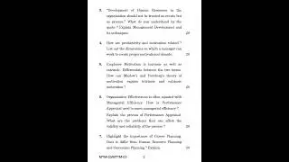 MTM -  3 , MTTM - 3 June 2021 Question Paper