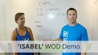 “ISABEL” CrossFit WOD Demo - Alan (3:01) & Johnita (3:51) @ CrossFit 707
