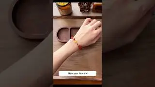 New Year New Me! Chinese Nanhong Agate & Beeswax Amber Bracelet| Wishes will come true! #diyjewelry