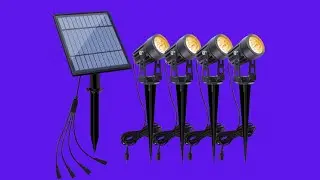 Before You Buy APONUO Solar Spotlights Landscape Lights Low Voltage Outdoor Solar