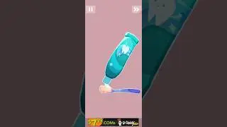 toothpaste on brush #asmrvideo #games #gaming #toothpaste #toothbrush #toothcare #toothcleaning #te