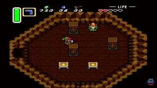 Find another Heart piece at Desert of Mystery (Light World) in Zelda: A Link to the Past - SNES 1991